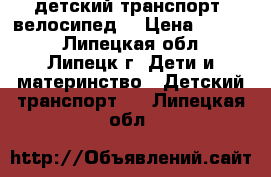 детский транспорт (велосипед) › Цена ­ 3 000 - Липецкая обл., Липецк г. Дети и материнство » Детский транспорт   . Липецкая обл.